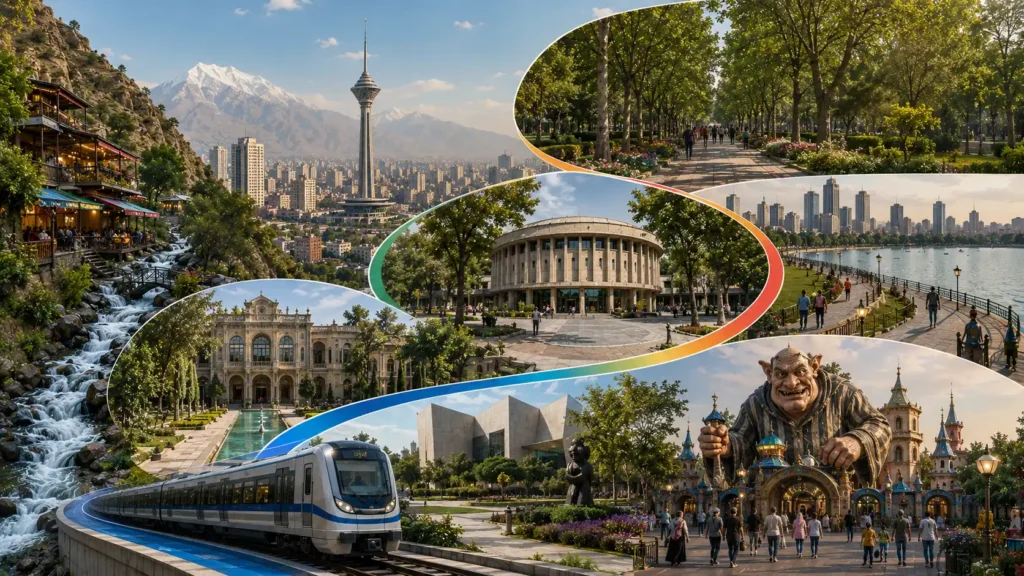 جاهای تفریحی نزدیک مترو؛ بهترین انتخاب ها برای گردش راحت در تهران
