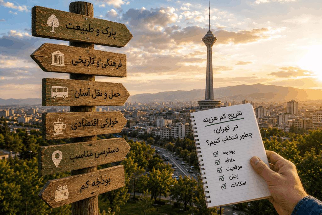 تفریح کم هزینه در تهران؛ چطور انتخاب کنیم؟