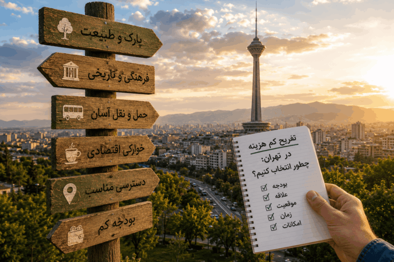 تفریح کم هزینه در تهران؛ چطور انتخاب کنیم؟