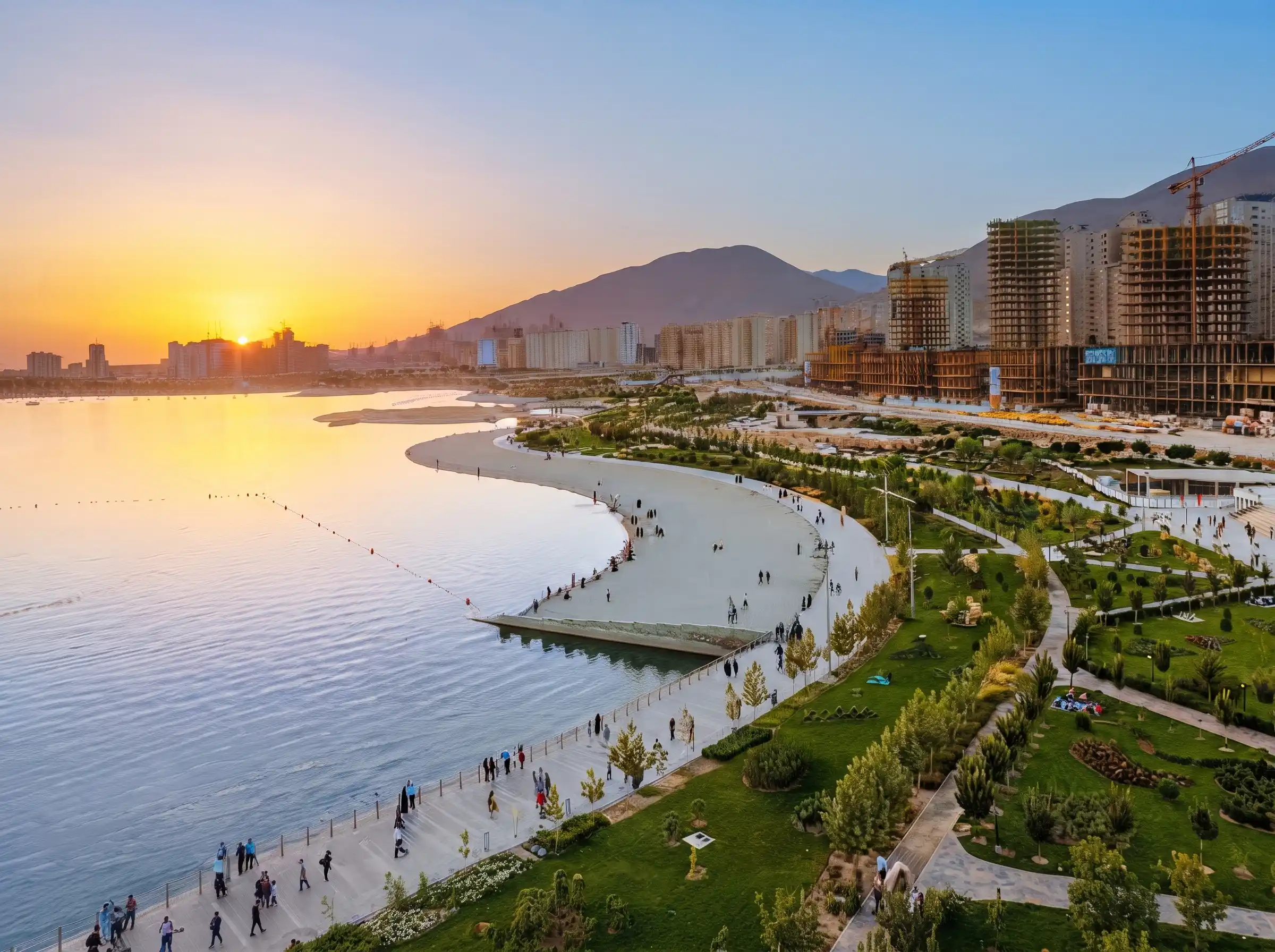 دریاچه چیتگر؛ یک گردش دلنشین در کنار مجموعه دریاچه خلیج فارس تهران