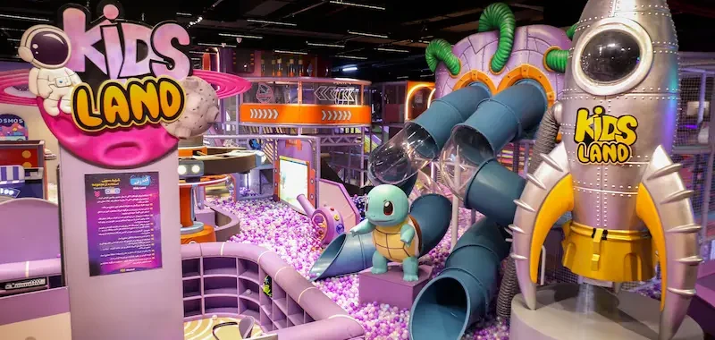 کارت سازمانی 66 نمای بالای کیدزلند کیش